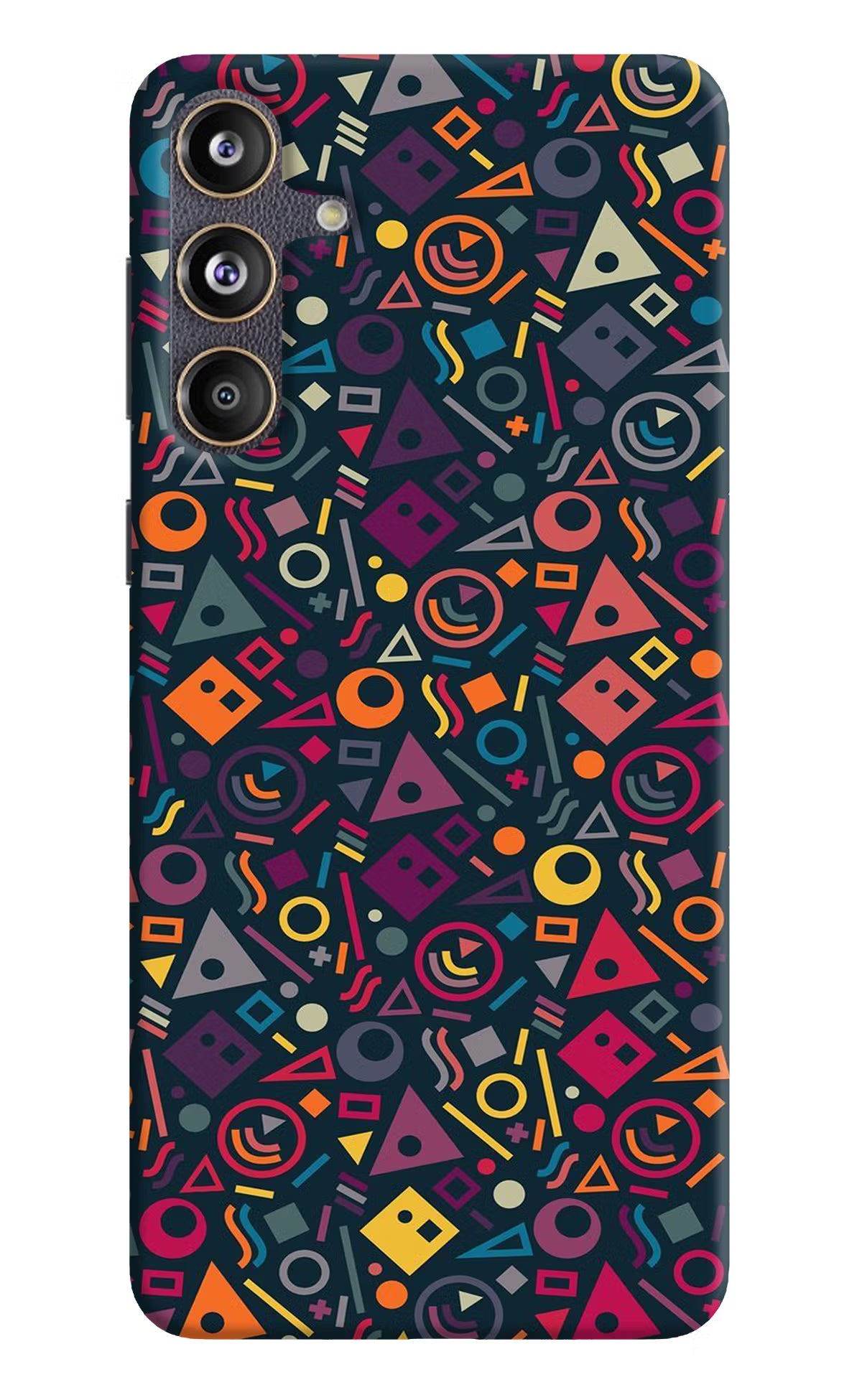 Geometric Abstract Samsung F55 5G Hard Case Back Cover by Casekaro