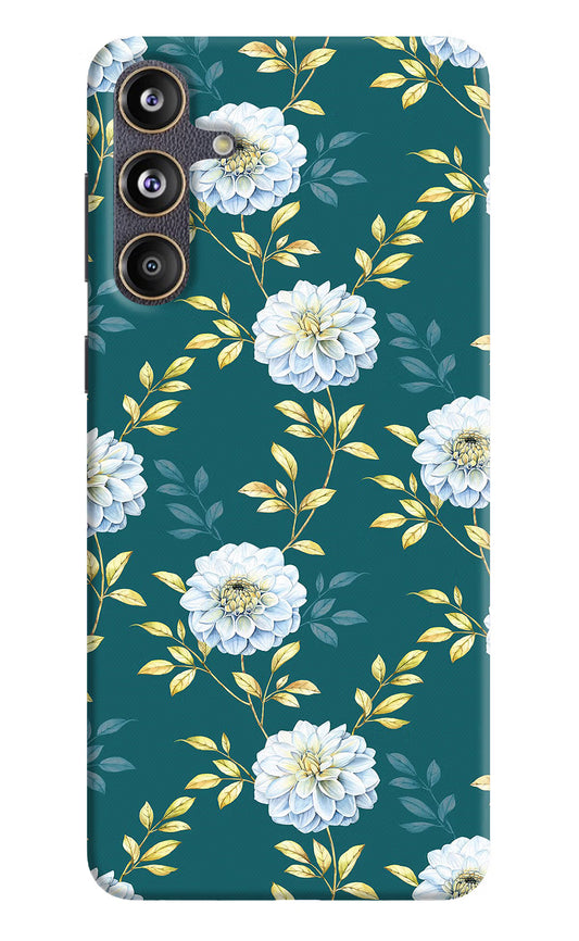 Flowers Samsung F55 5G Hard Case Back Cover by Casekaro