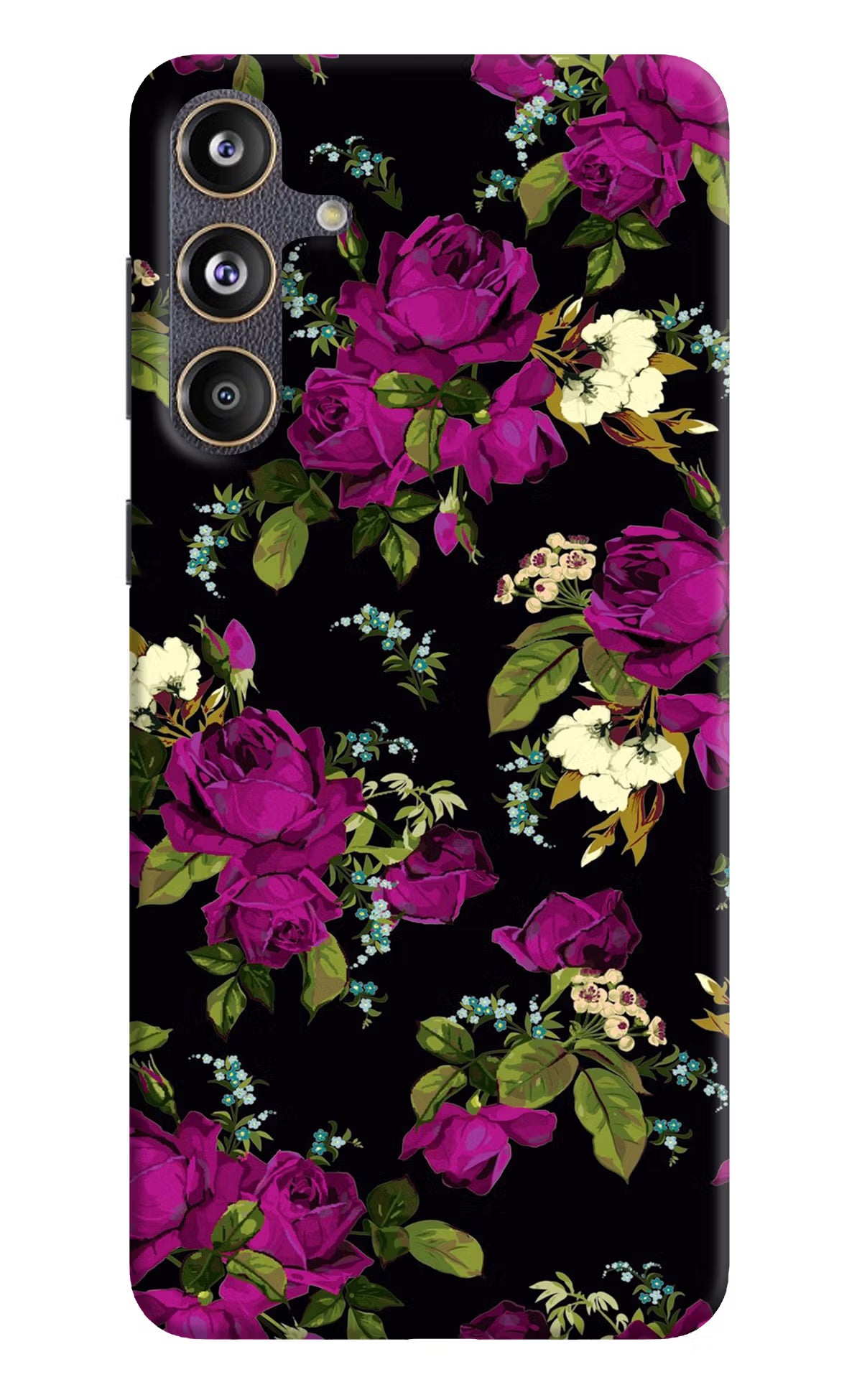 Flowers Samsung F55 5G Hard Case Back Cover by Casekaro