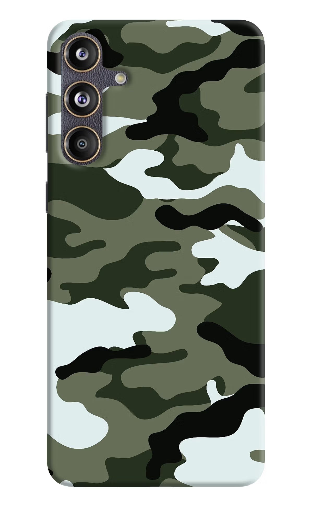 Camouflage Samsung F55 5G Hard Case Back Cover by Casekaro