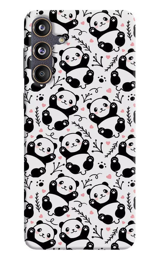 Cute Panda Samsung F55 5G Hard Case Back Cover by Casekaro
