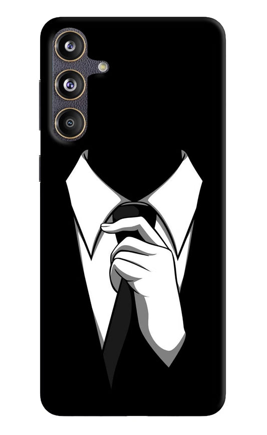 Black Tie Samsung F55 5G Hard Case Back Cover by Casekaro