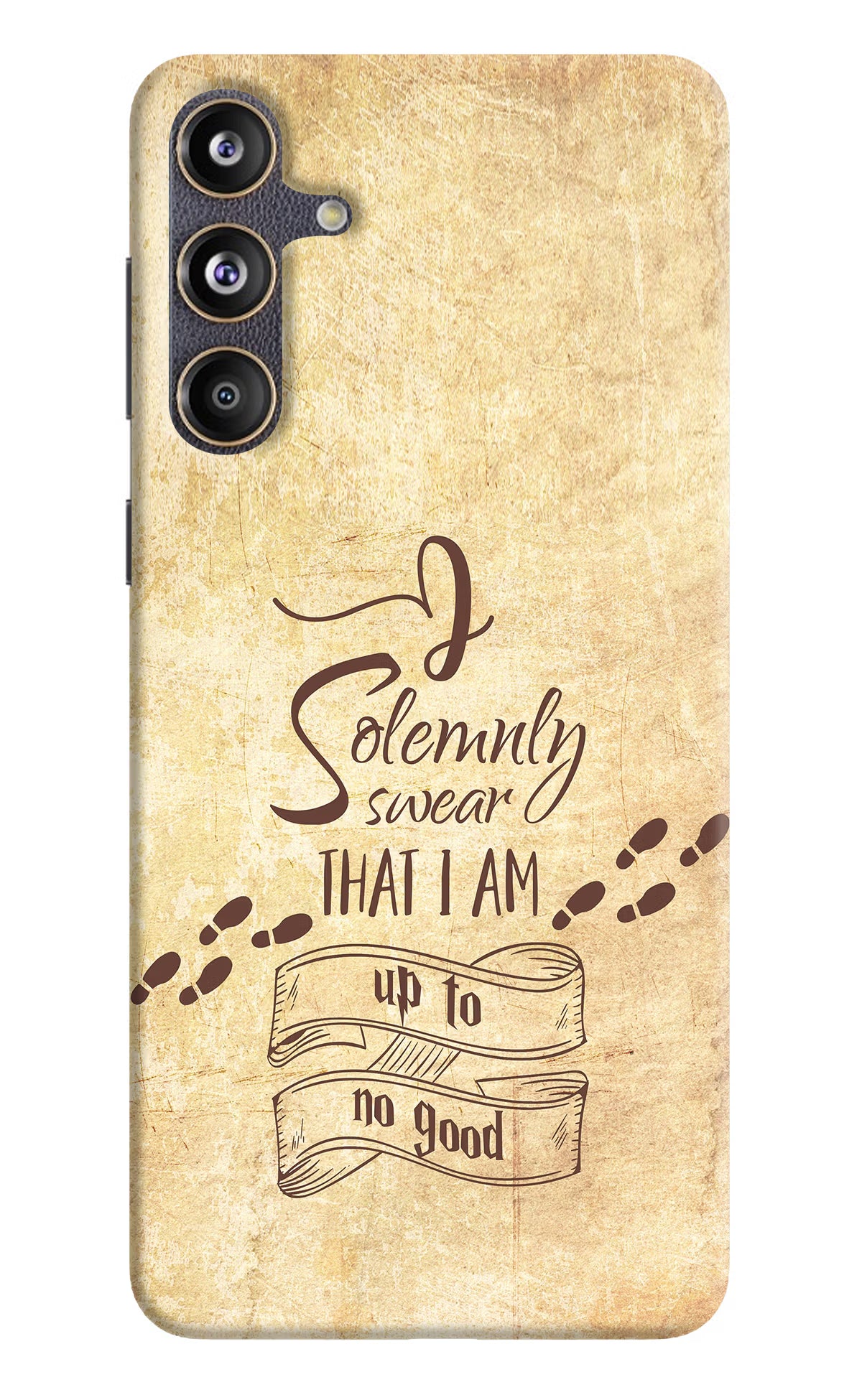 I Solemnly swear that i up to no good Samsung F55 5G Hard Case Back Cover by Casekaro