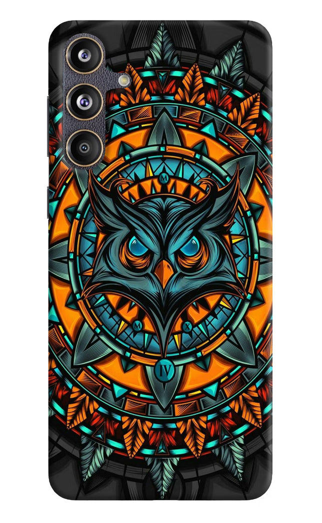 Angry Owl Art Samsung F55 5G Hard Case Back Cover by Casekaro