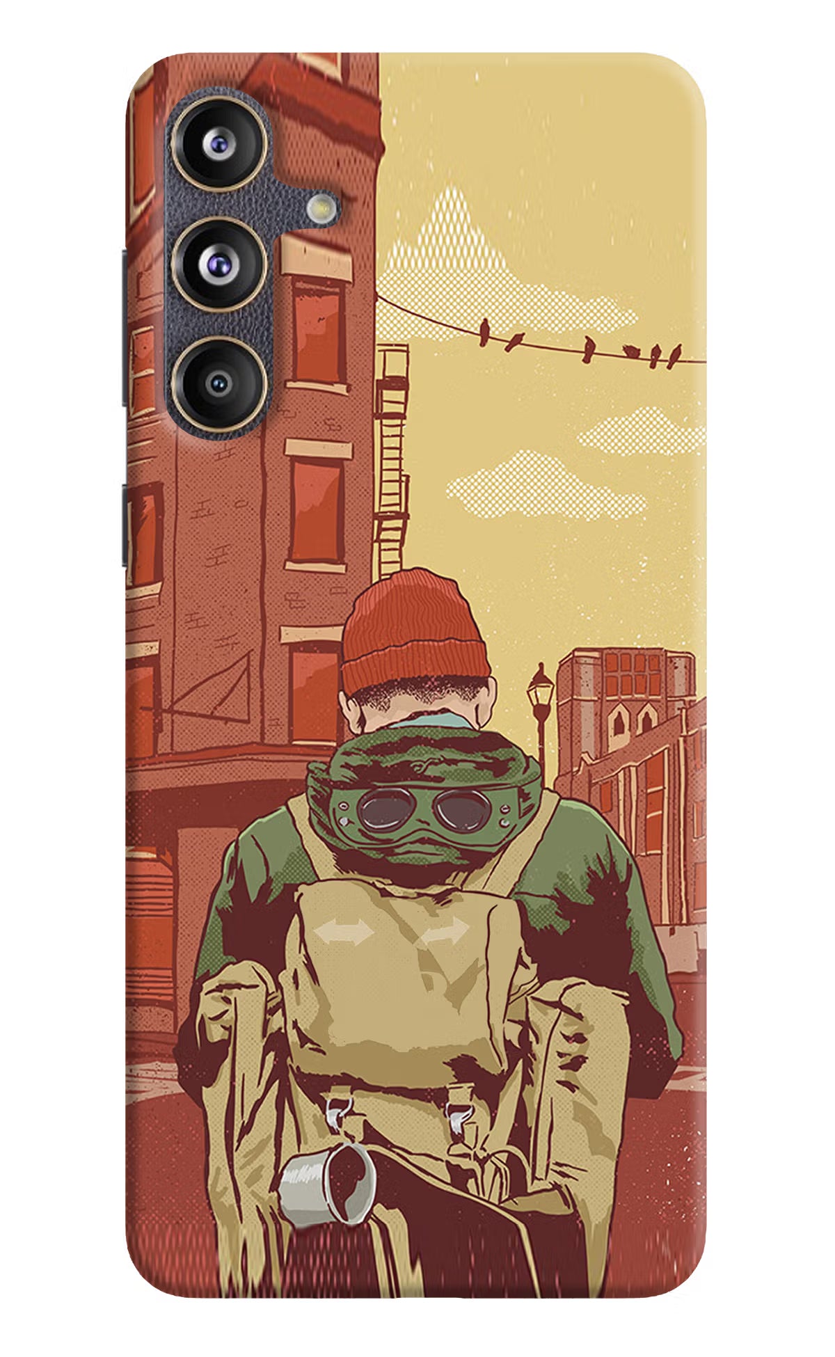 Adventurous Samsung F55 5G Hard Case Back Cover by Casekaro