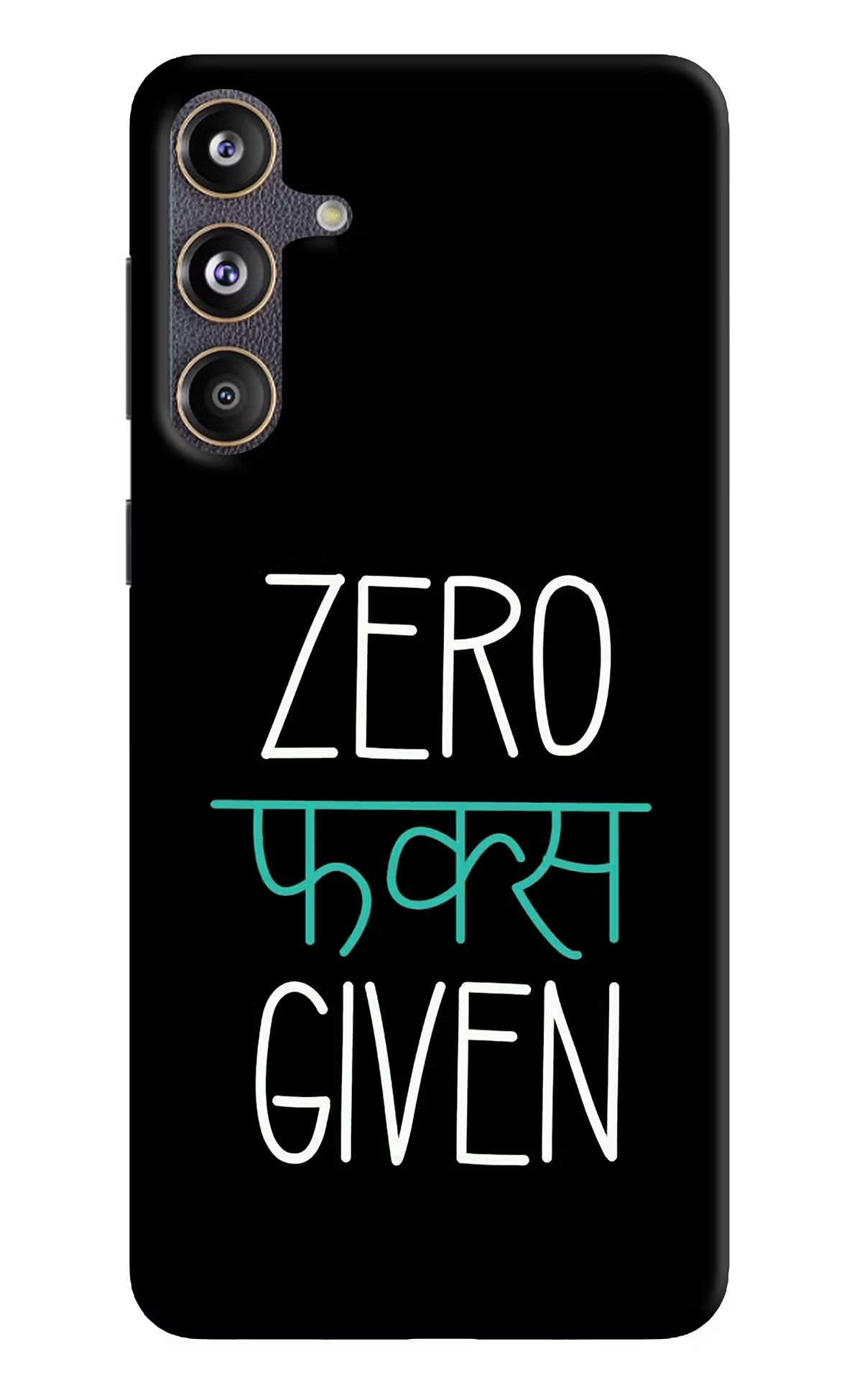 Zero Fucks Given Samsung F55 5G Hard Case Back Cover by Casekaro