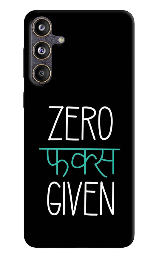 Zero Fucks Given Samsung F55 5G Hard Case Back Cover by Casekaro