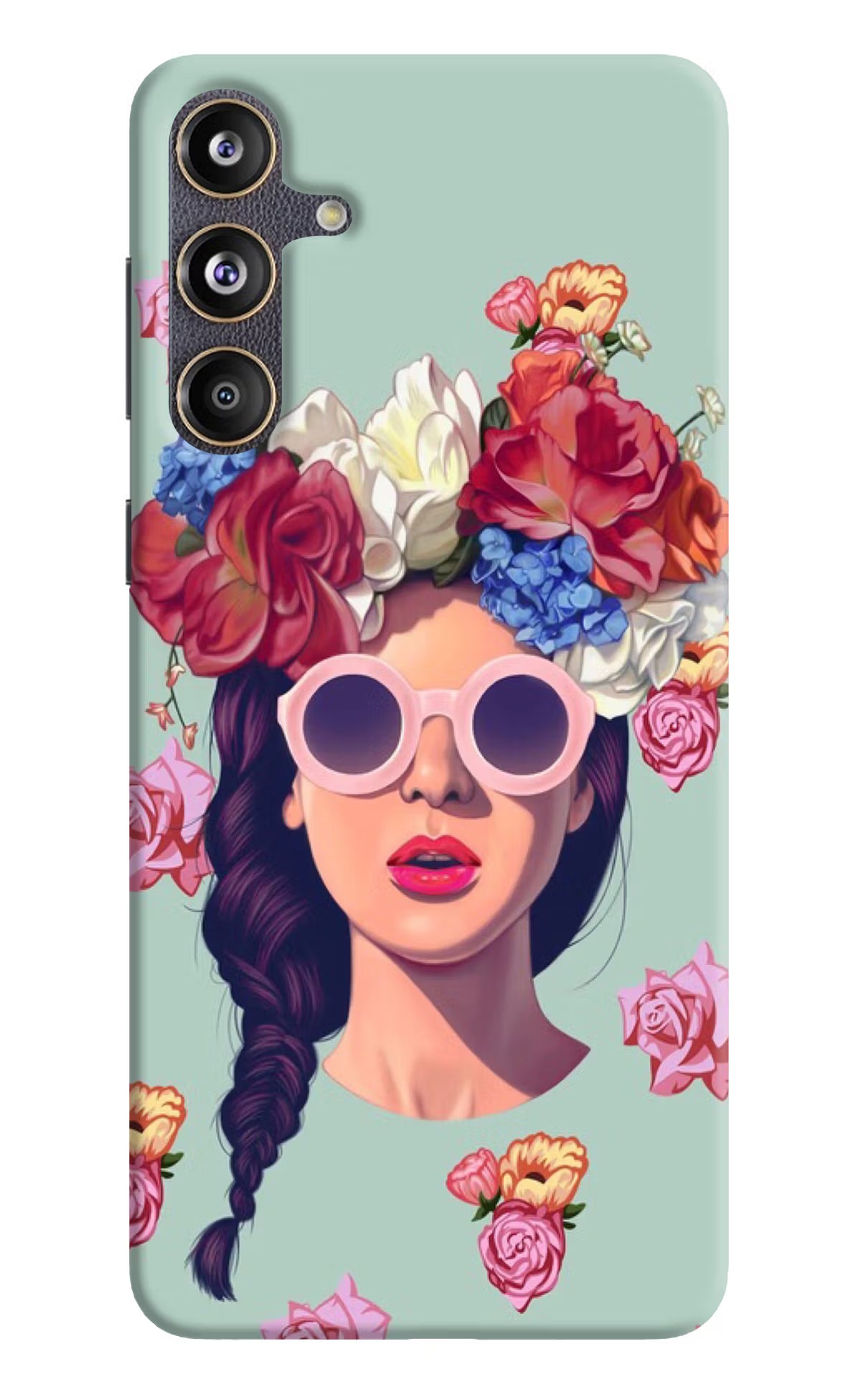Pretty Girl Samsung F55 5G Hard Case Back Cover by Casekaro