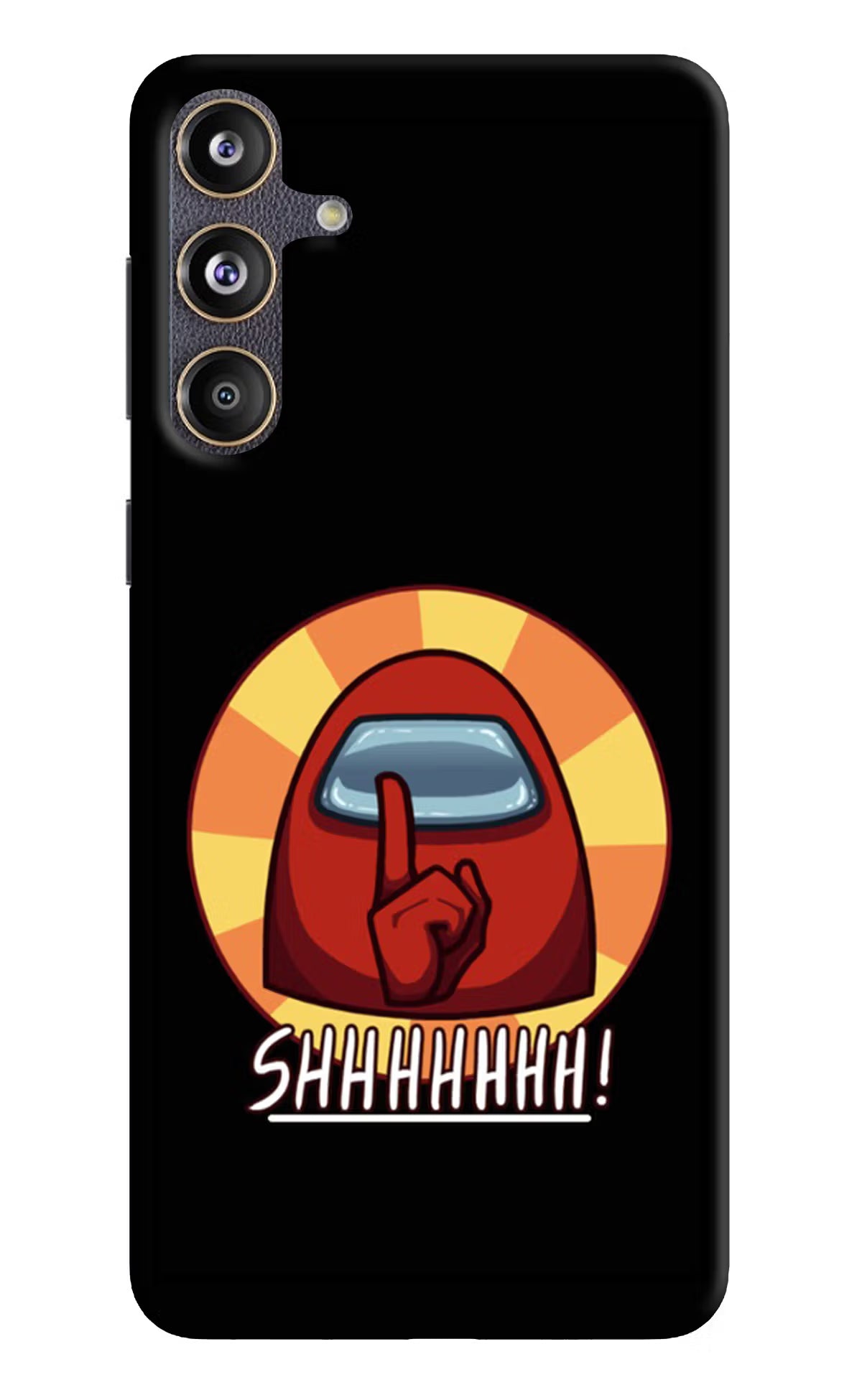 Among Us Shhh! Samsung F55 5G Hard Case Back Cover by Casekaro