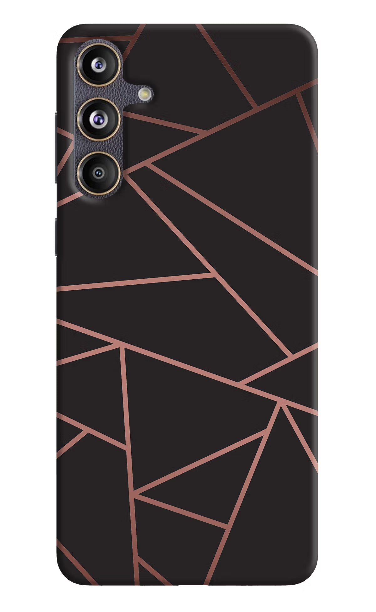 Geometric Pattern Samsung F55 5G Hard Case Back Cover by Casekaro