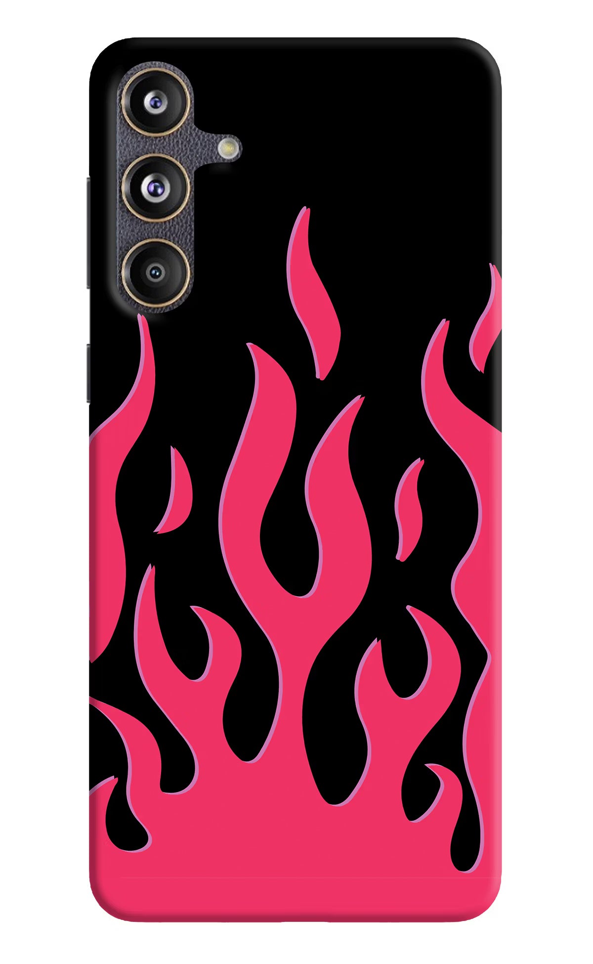 Fire Flames Samsung F55 5G Hard Case Back Cover by Casekaro