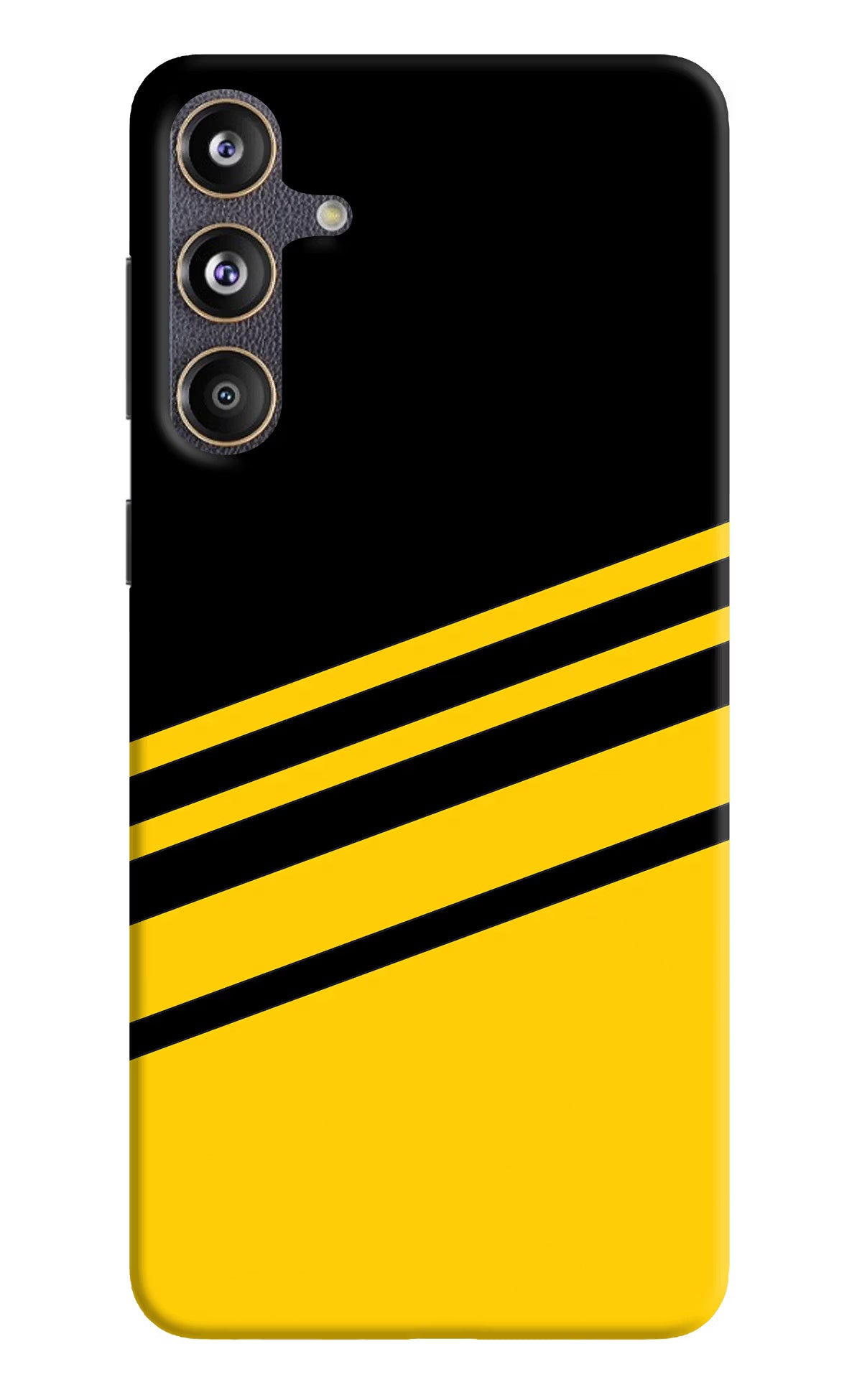 Yellow Shades Samsung F55 5G Hard Case Back Cover by Casekaro