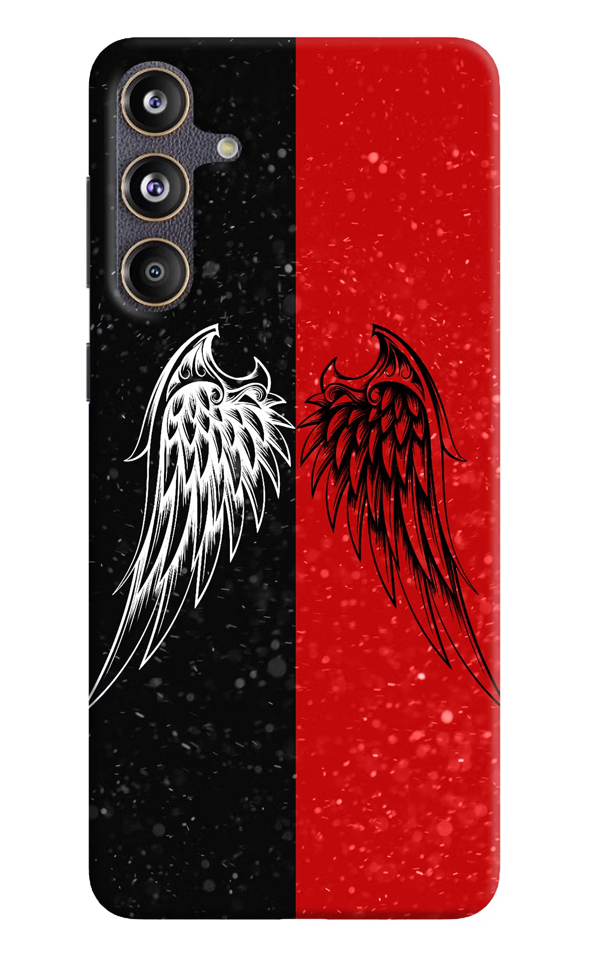 Wings Samsung F55 5G Hard Case Back Cover by Casekaro