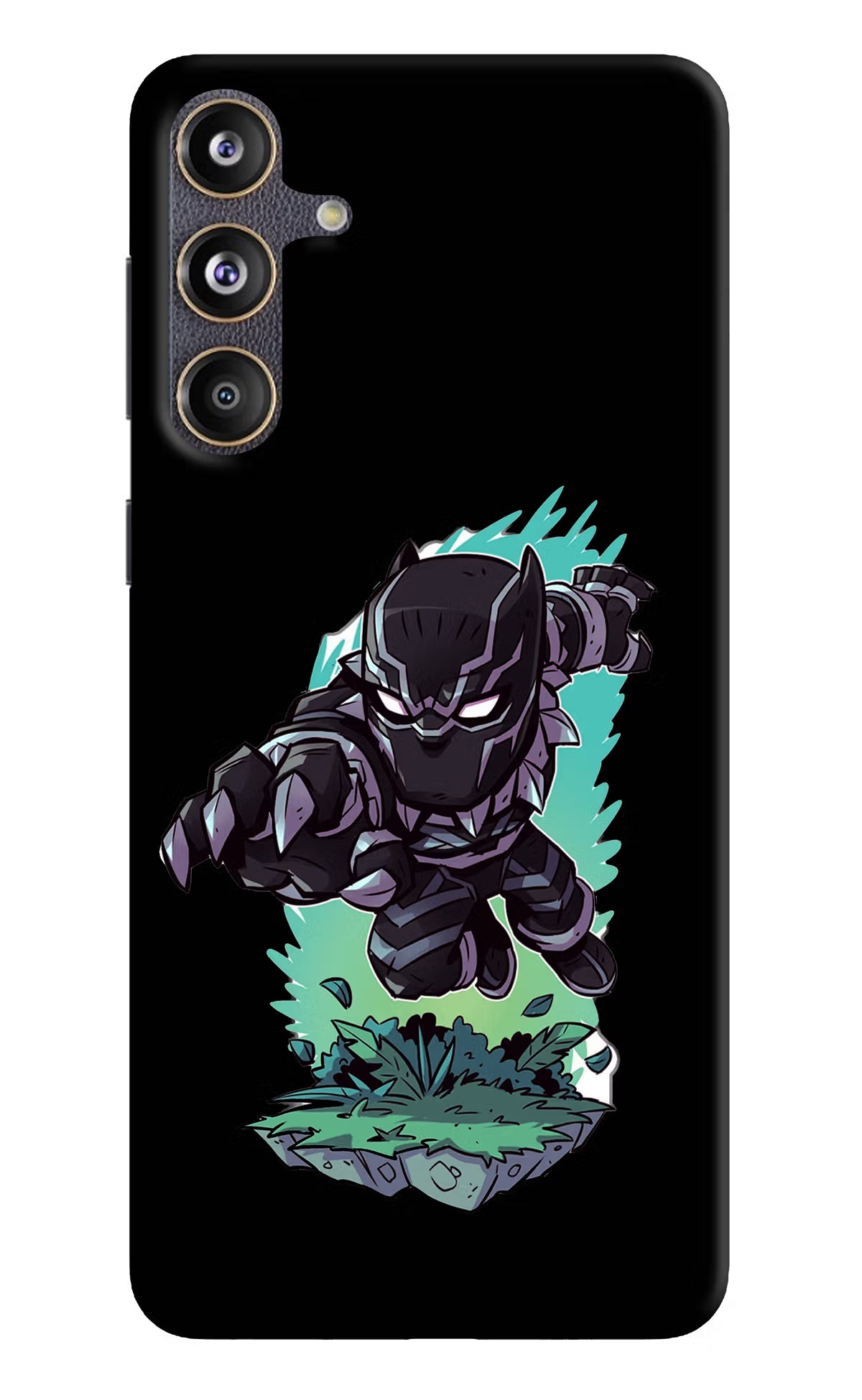 Black Panther Samsung F55 5G Hard Case Back Cover by Casekaro