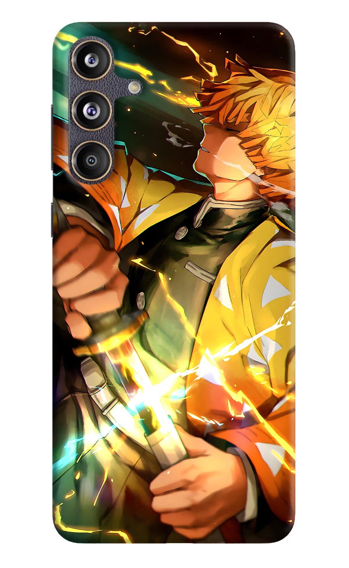 Demon Slayer Samsung F55 5G Hard Case Back Cover by Casekaro
