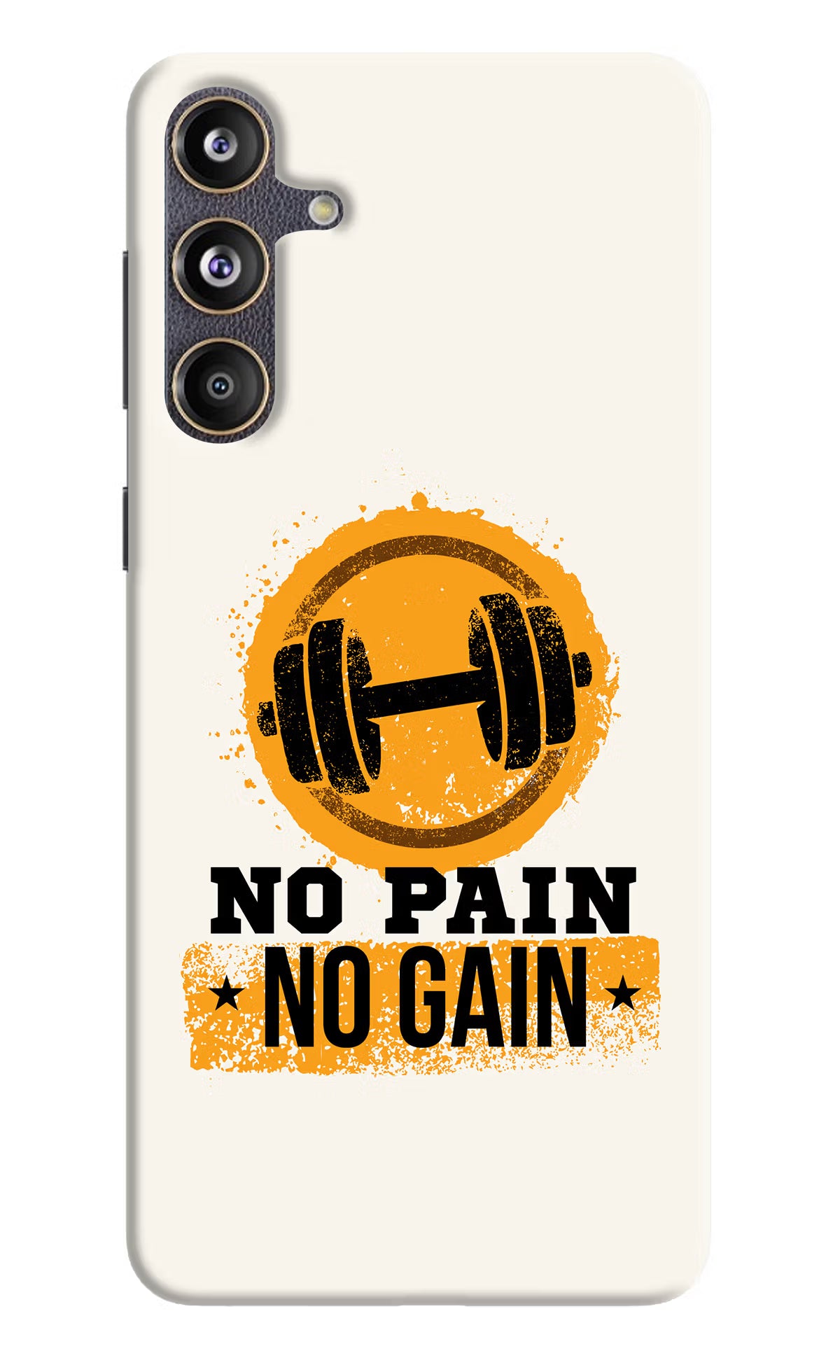No Pain No Gain Samsung F55 5G Hard Case Back Cover by Casekaro