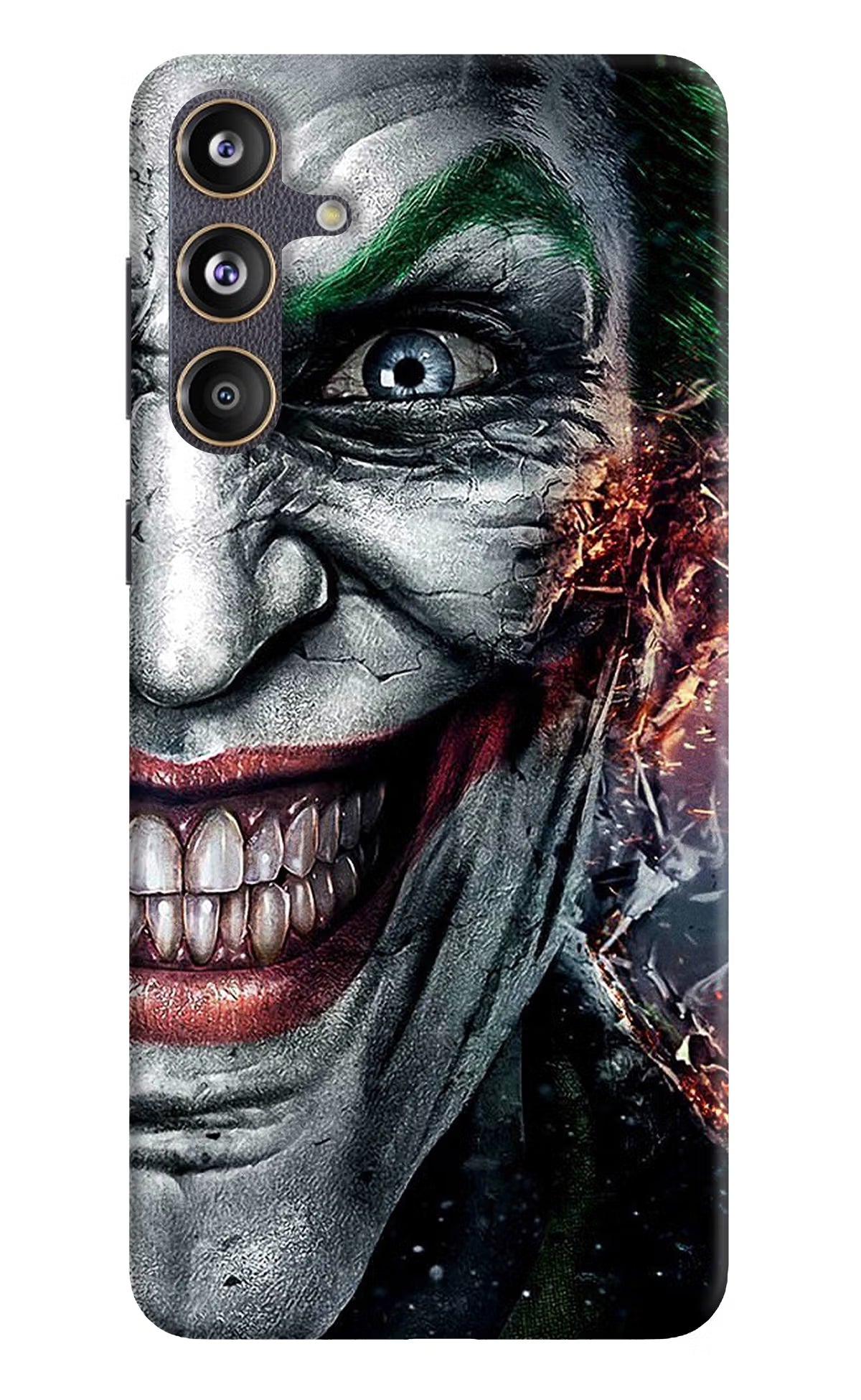 Joker Cam Samsung F55 5G Hard Case Back Cover by Casekaro