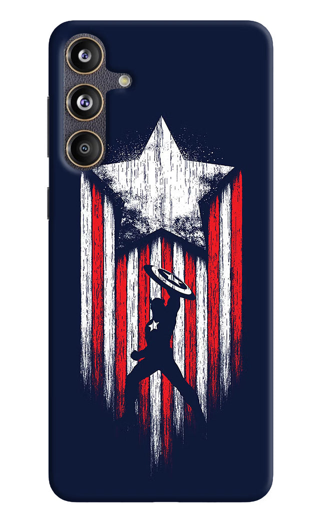Captain America Marvel Art Samsung F55 5G Hard Case Back Cover by Casekaro