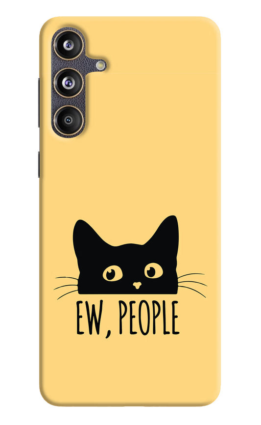 Ew People Catitude Samsung F55 5G Hard Case Back Cover by Casekaro