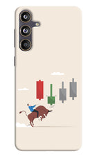Bull Trading Momentum Samsung F55 5G Hard Case Back Cover by Casekaro
