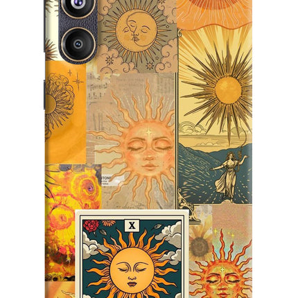 Sun Samsung F55 5G Hard Case Back Cover by Casekaro