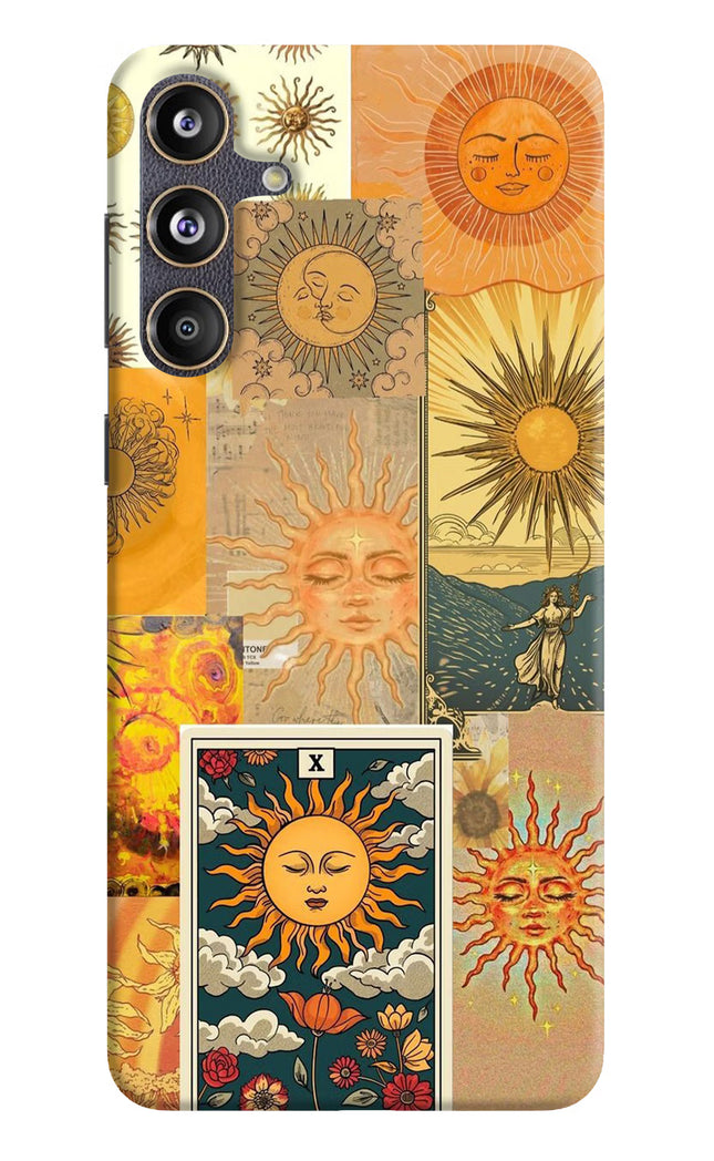 Sun Samsung F55 5G Hard Case Back Cover by Casekaro