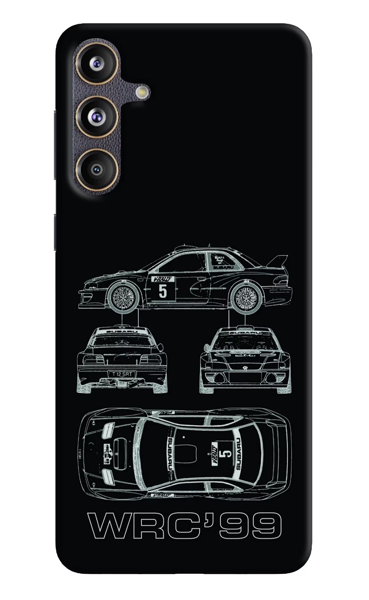 WRC'99 Samsung F55 5G Hard Case Back Cover by Casekaro