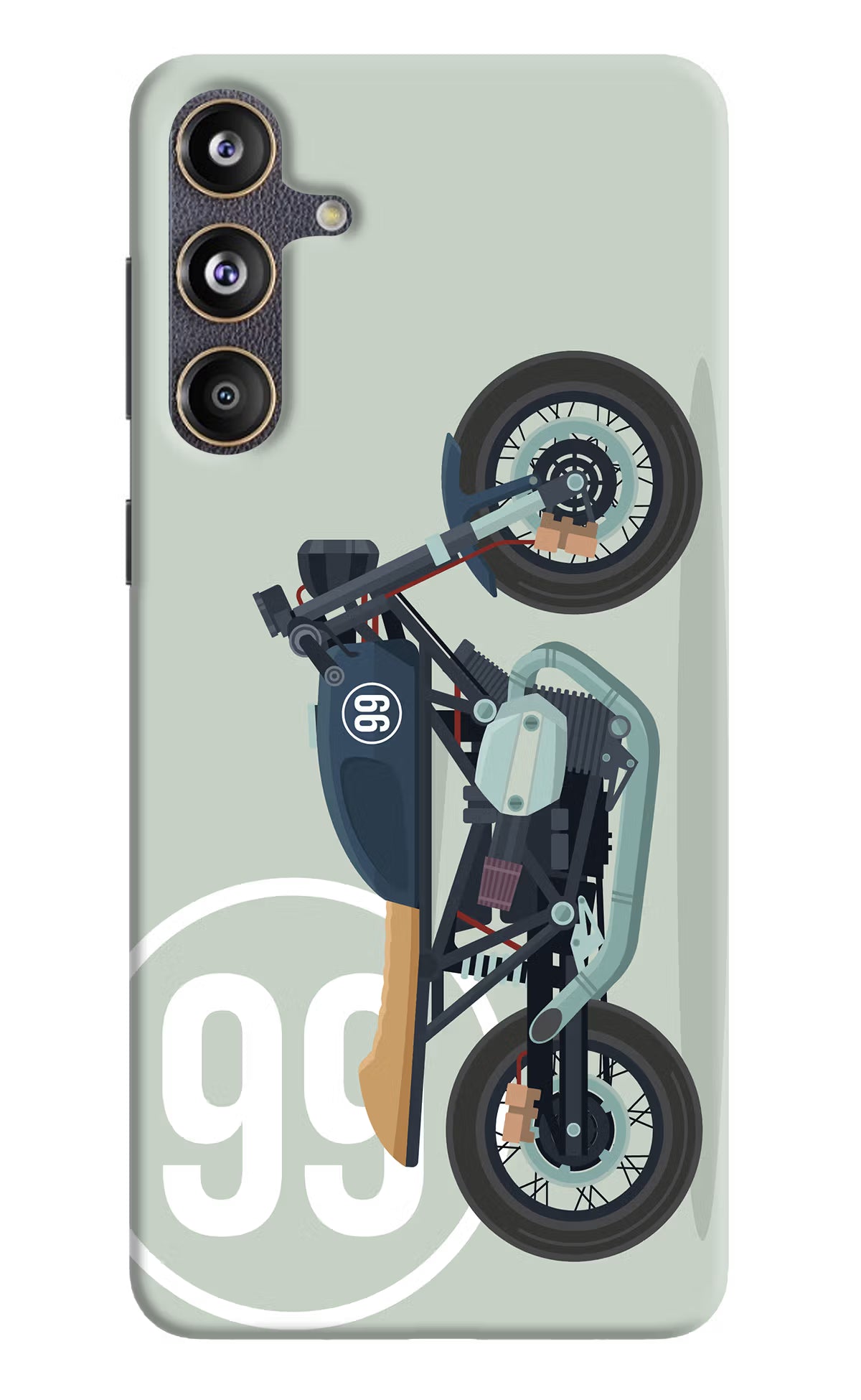 Classic Cafe Racer 99 Samsung F55 5G Hard Case Back Cover by Casekaro