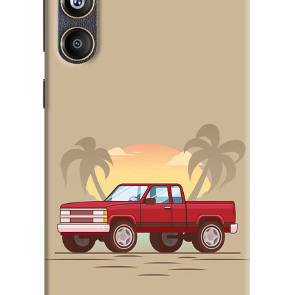 Desert Classic Drive Samsung F55 5G Hard Case Back Cover by Casekaro
