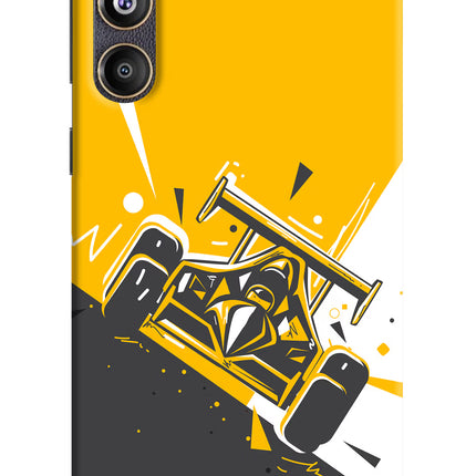 Track King Samsung F55 5G Hard Case Back Cover by Casekaro