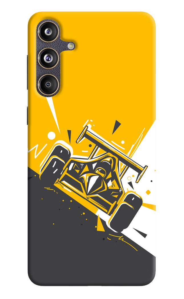Track King Samsung F55 5G Hard Case Back Cover by Casekaro