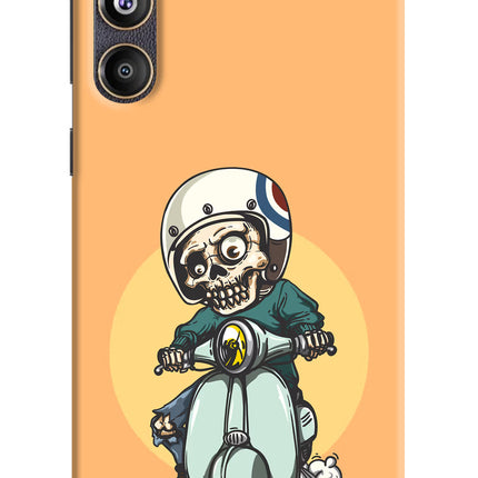 Undead Biker Samsung F55 5G Hard Case Back Cover by Casekaro