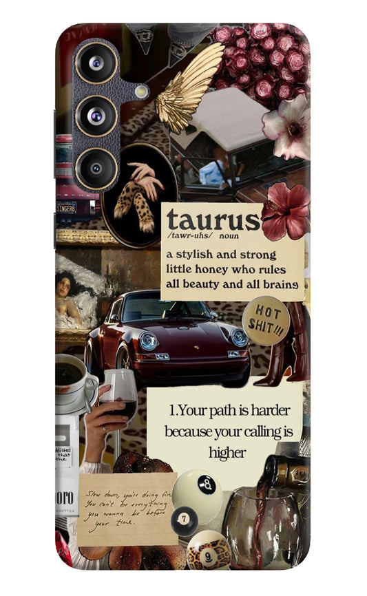 Taurus Zodiac Samsung F55 5G Hard Case Back Cover by Casekaro