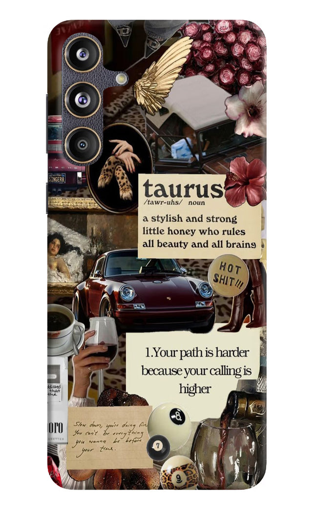 Taurus Zodiac Samsung F55 5G Hard Case Back Cover by Casekaro