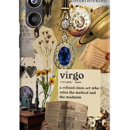 Virgo Zodiac Samsung F55 5G Hard Case Back Cover by Casekaro