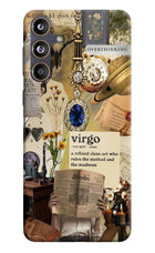 Virgo Zodiac Samsung F55 5G Hard Case Back Cover by Casekaro