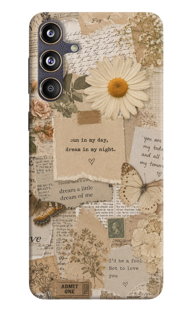 Vintage case Samsung F55 5G Hard Case Back Cover by Casekaro