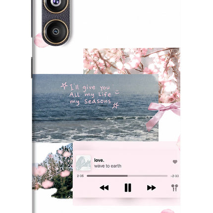 Wave to earth Samsung F55 5G Hard Case Back Cover by Casekaro