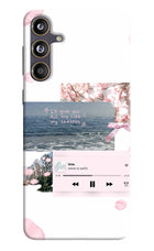 Wave to earth Samsung F55 5G Hard Case Back Cover by Casekaro