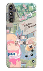 Studio Ghibli Samsung F55 5G Hard Case Back Cover by Casekaro