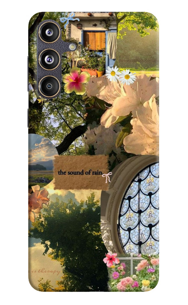 Rain Samsung F55 5G Hard Case Back Cover by Casekaro