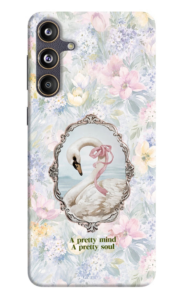 Pretty Mind Pretty Soul Samsung F55 5G Hard Case Back Cover by Casekaro