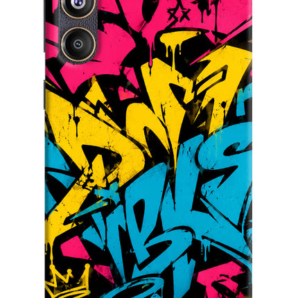 Graffiti Vibe Samsung F55 5G Hard Case Back Cover by Casekaro