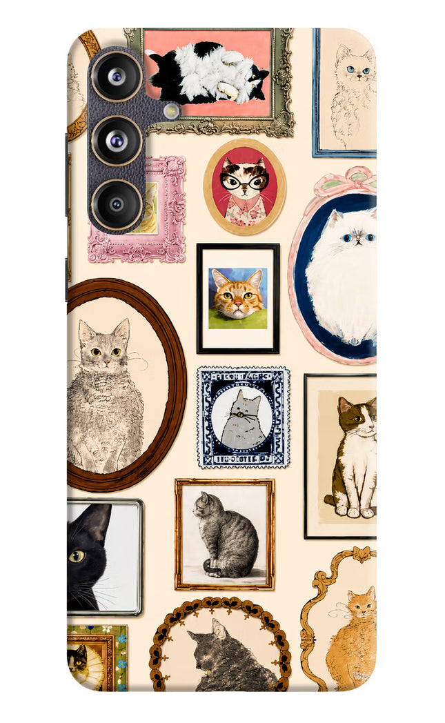 Mirror Cats Samsung F55 5G Hard Case Back Cover by Casekaro
