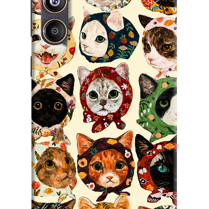 Cool Cat Samsung F55 5G Hard Case Back Cover by Casekaro