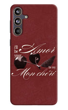 Velvet Cherry Samsung F55 5G Hard Case Back Cover by Casekaro