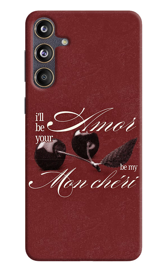 Velvet Cherry Samsung F55 5G Hard Case Back Cover by Casekaro