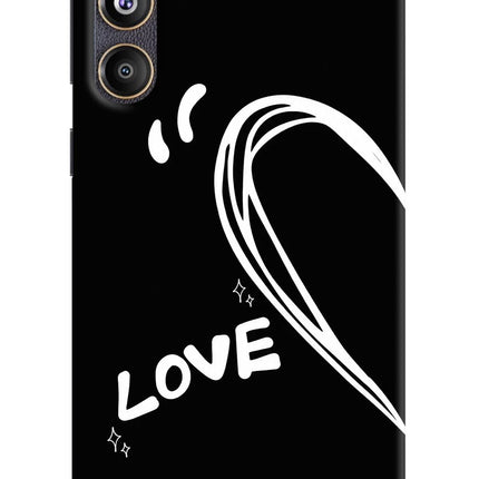 Love Line Samsung F55 5G Hard Case Back Cover by Casekaro