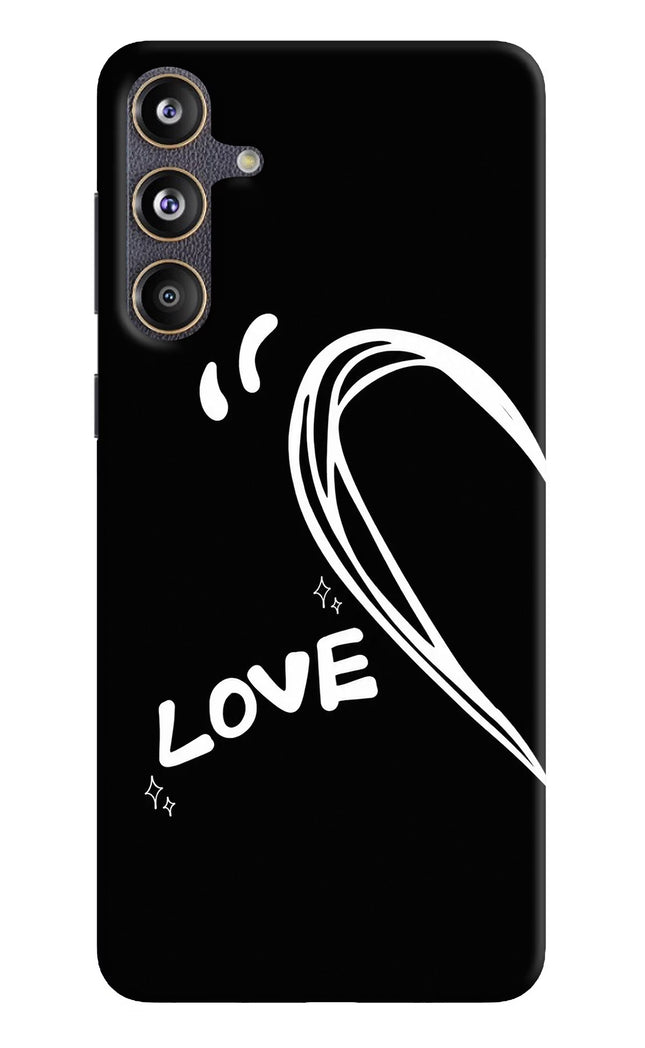 Love Line Samsung F55 5G Hard Case Back Cover by Casekaro