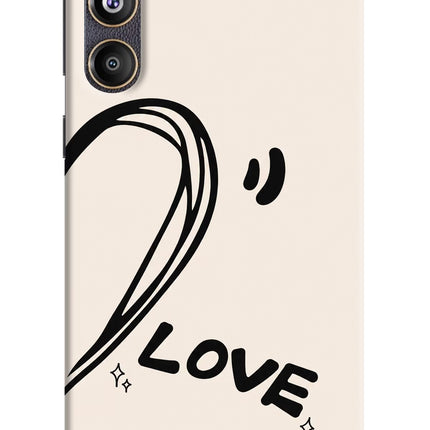 Soul Line Samsung F55 5G Hard Case Back Cover by Casekaro